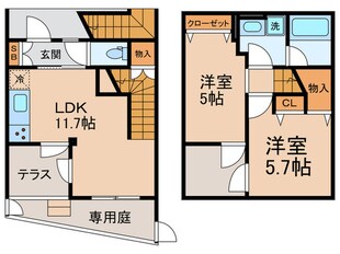 AGRATIO　TERRACE　恵比寿の物件間取画像